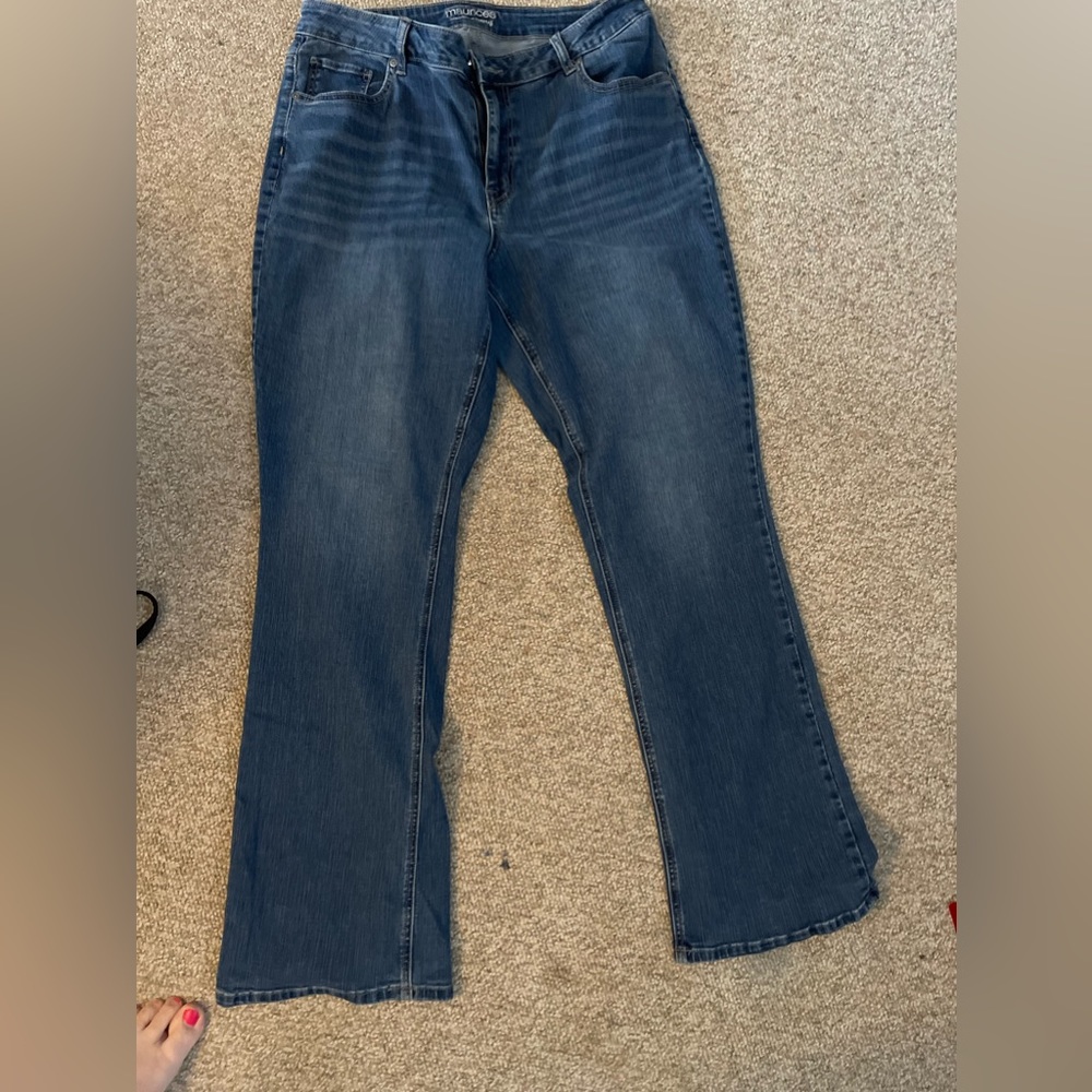 Maurice high-rise jeans Sz 14w long